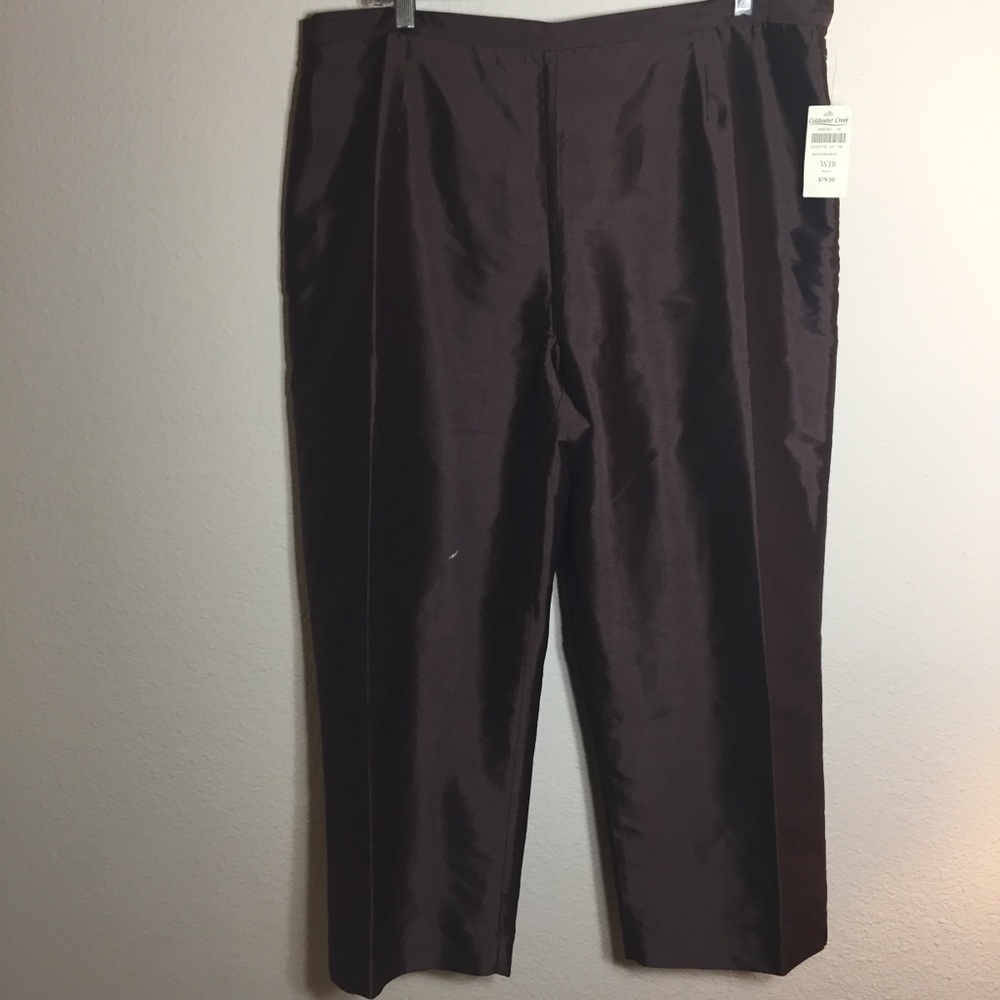 Coldwater Creek Women’s Silk Capris NWT